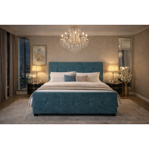 King Richard Velours Elektrische Boxspring